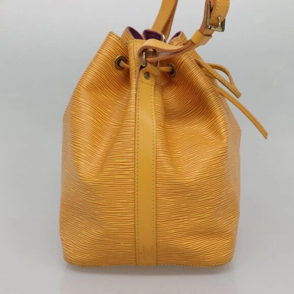 LOUIS VUITTON Epi Petit Noe Shoulder Bag Yellow - Picture 4 of 14